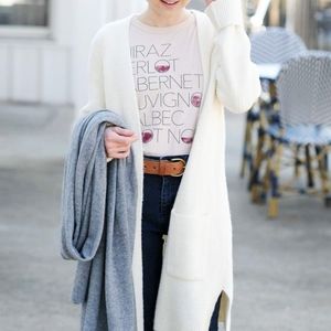 NWT J. CREW Red Wine Graphic Tee